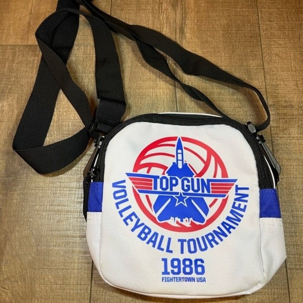 Top Gun Volleyball Tournament Crossbody Bag with Adjustable Strap EUC